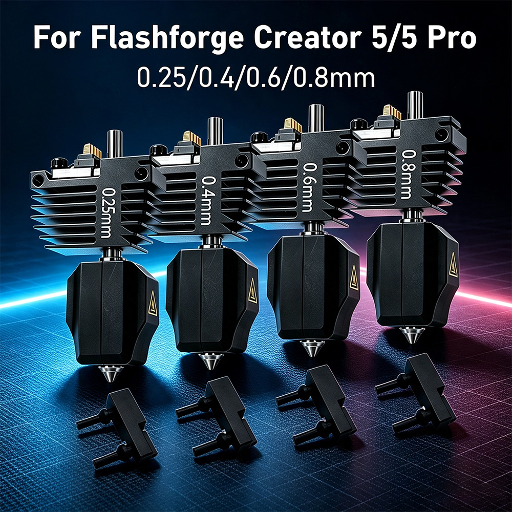 Hotend Assembly - 4-częściowy zestaw hotendów do ekstrudera Flashforge