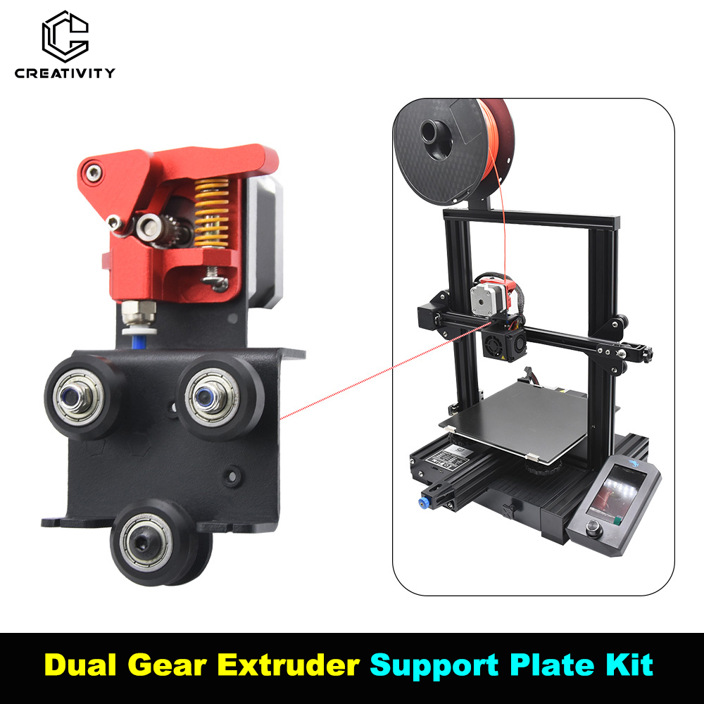 Direct Drive Extruder - Zestaw płytek podporowych do wytłaczarki z
