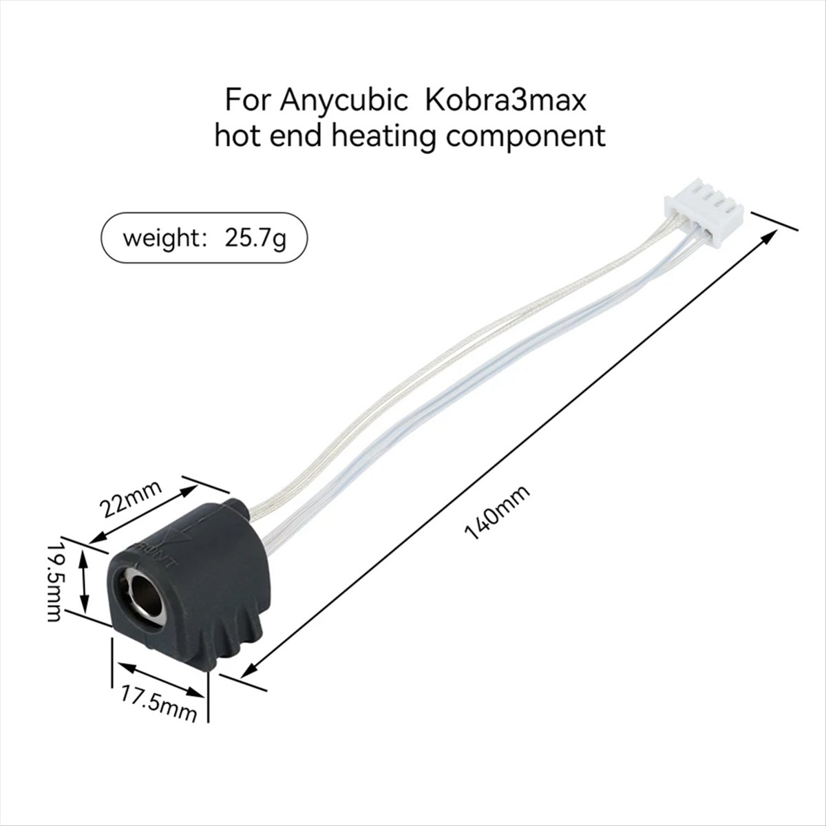 Hotend 0.4Mm - A64I Dla 3 Max Hotend Zintegrowana