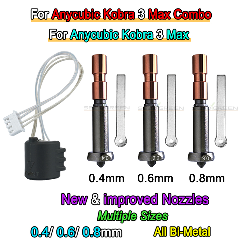 Hotend 0.4Mm - Nowa dysza ulepszona do Anycubic Kobra