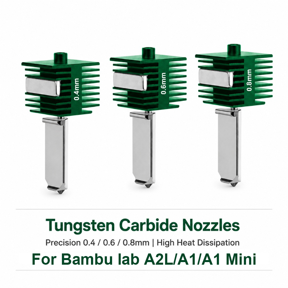 Nozzle Tungsten - Ulepszony Zintegrowany Hotend do Bambu Lab