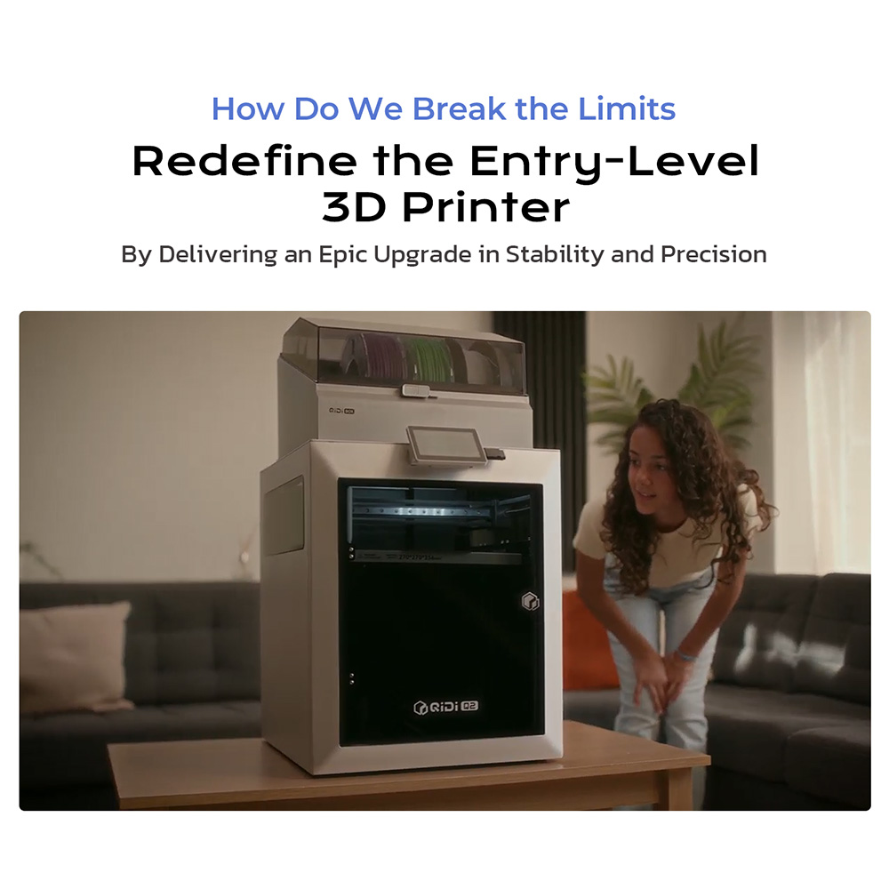 Drukarka 3D QIDI Q2 – Precyzyj – Enclosure 3D Printer recenzja i cena