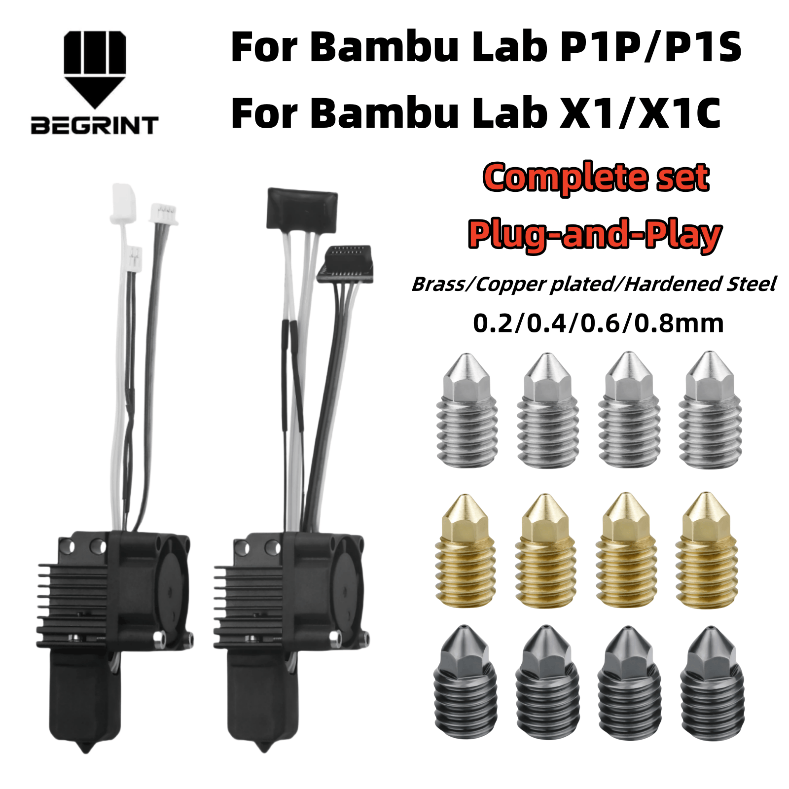 Kompletny hotend do Bambu Lab  – Hotend 0.4Mm recenzja i cena
