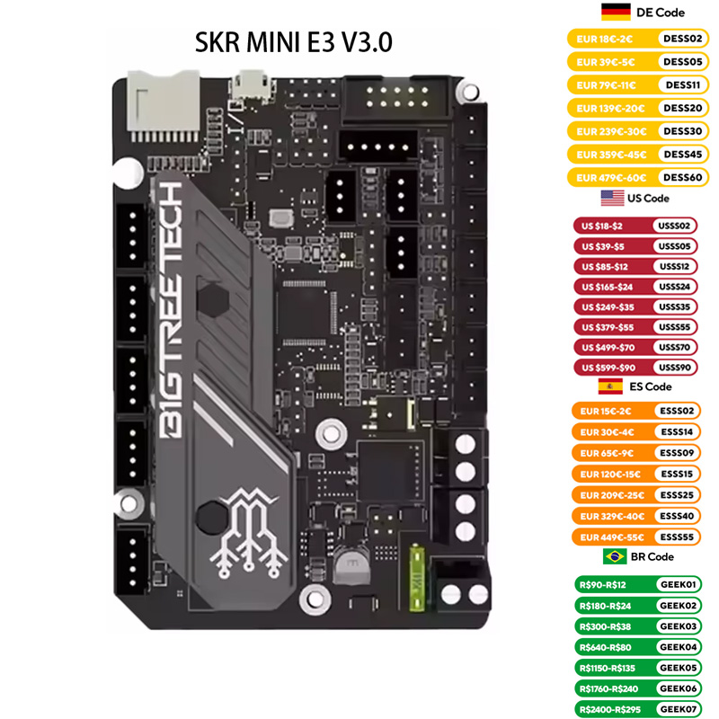 BIGTREETECH SKR MINI E3 V3.0 P – Direct Drive Extruder recenzja i cena