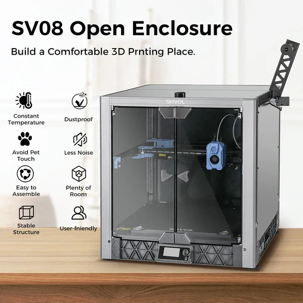 Nowa drukarka 3D Sovol SV08 z  – Enclosure 3D Printer recenzja i cena