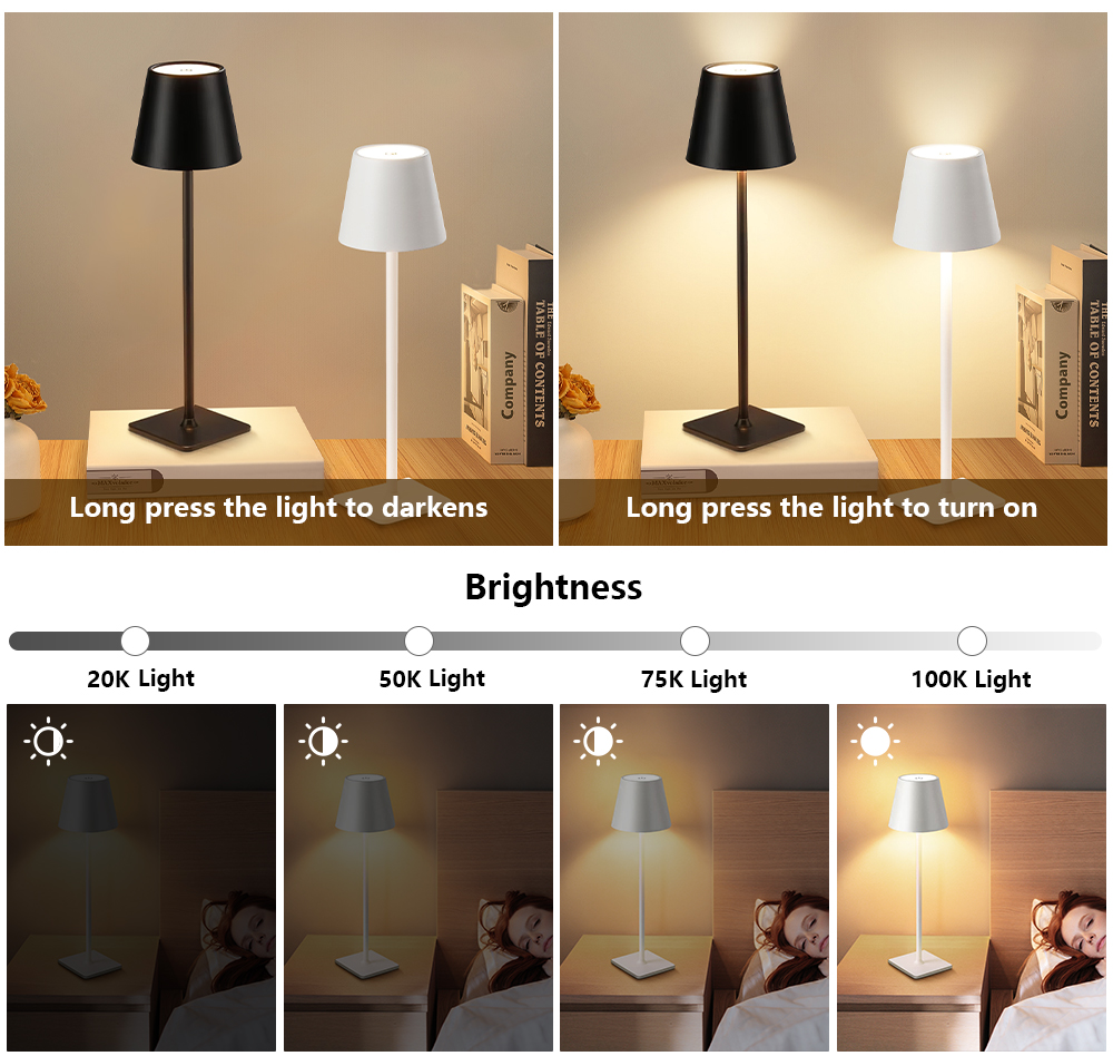 Lampka biurkowa LED z możliwoś – Glass Bed recenzja i cena